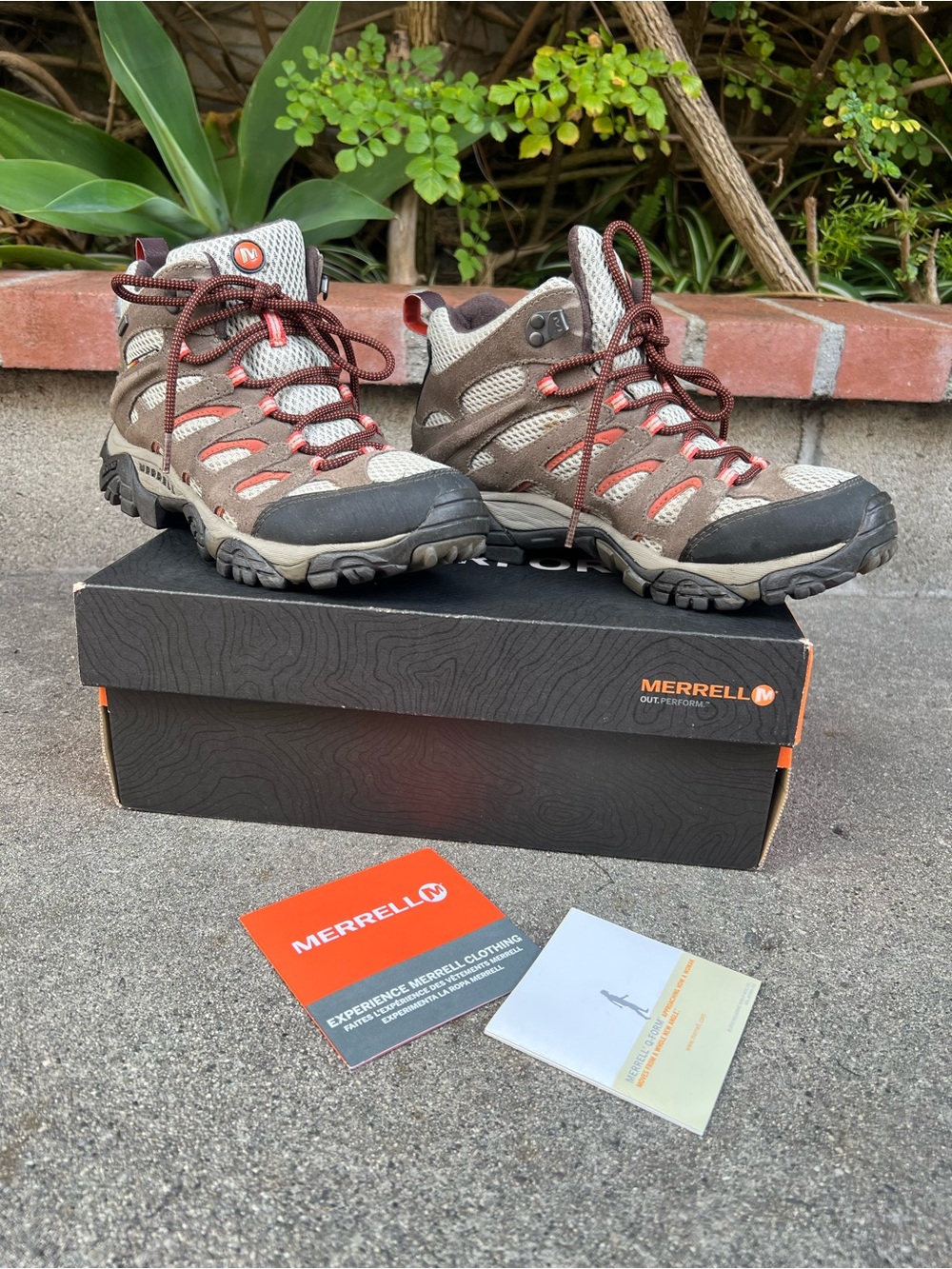Women’s Merrell Moab waterproof hiking boots